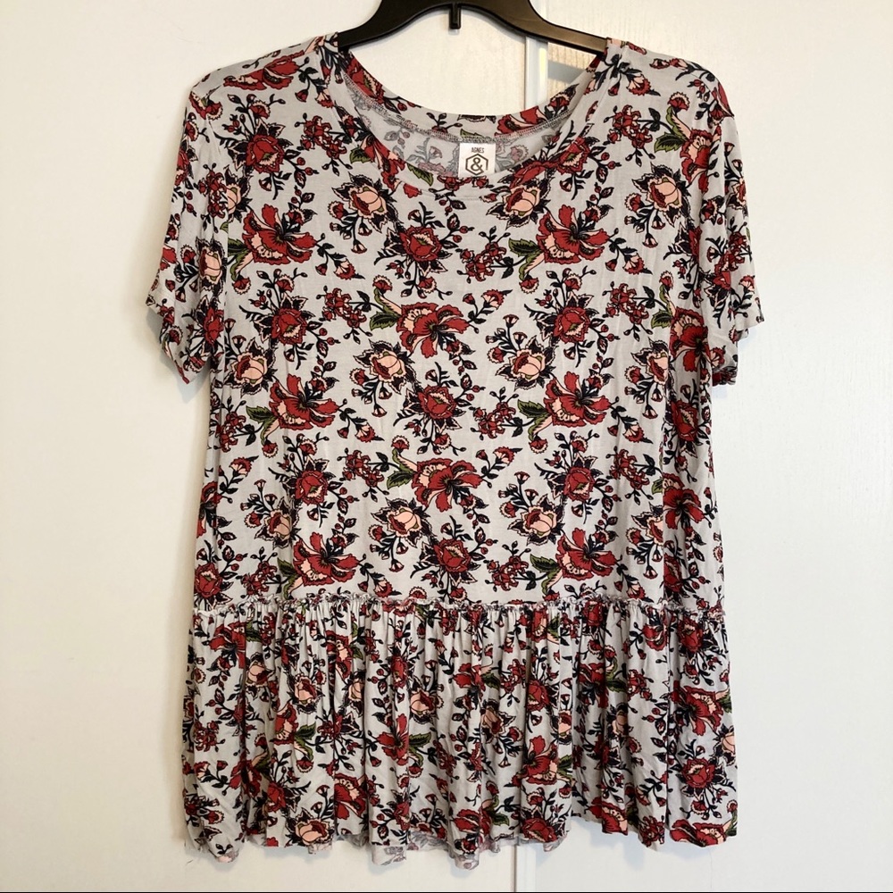 Floral Babydoll Top